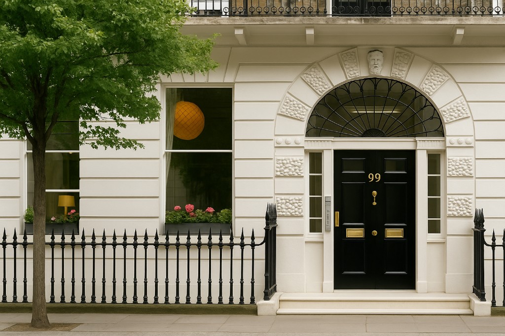 99 Harley Street, the entrance to This Is It Dental in London